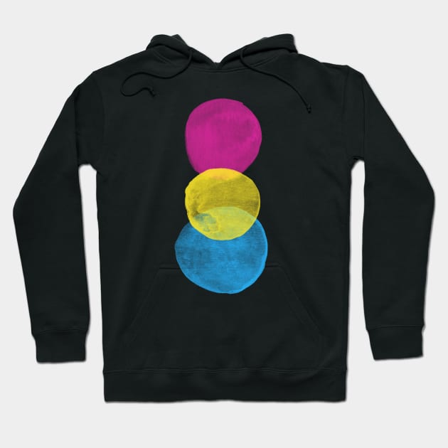 Pansexual / Panromantic Pride Bubbles Hoodie by inSomeBetween